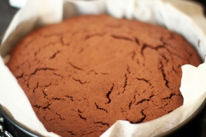 Just baked gluten free Chocolate Chilli Mocha cake - fiery and full of vim and vigor! 
